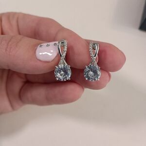 New  2 ct S925 Sterling Silver Moissanite Earring- Perfect Gift for Engagement